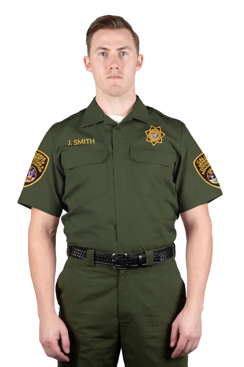 [CUSTOMIZED] CDCR Class C Short Sleeve Uniform Shirt
