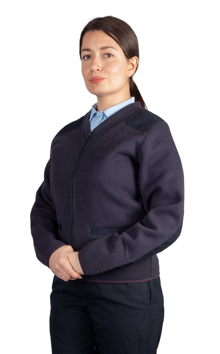 Unisex Fleece-Lined Zip Front Sweater