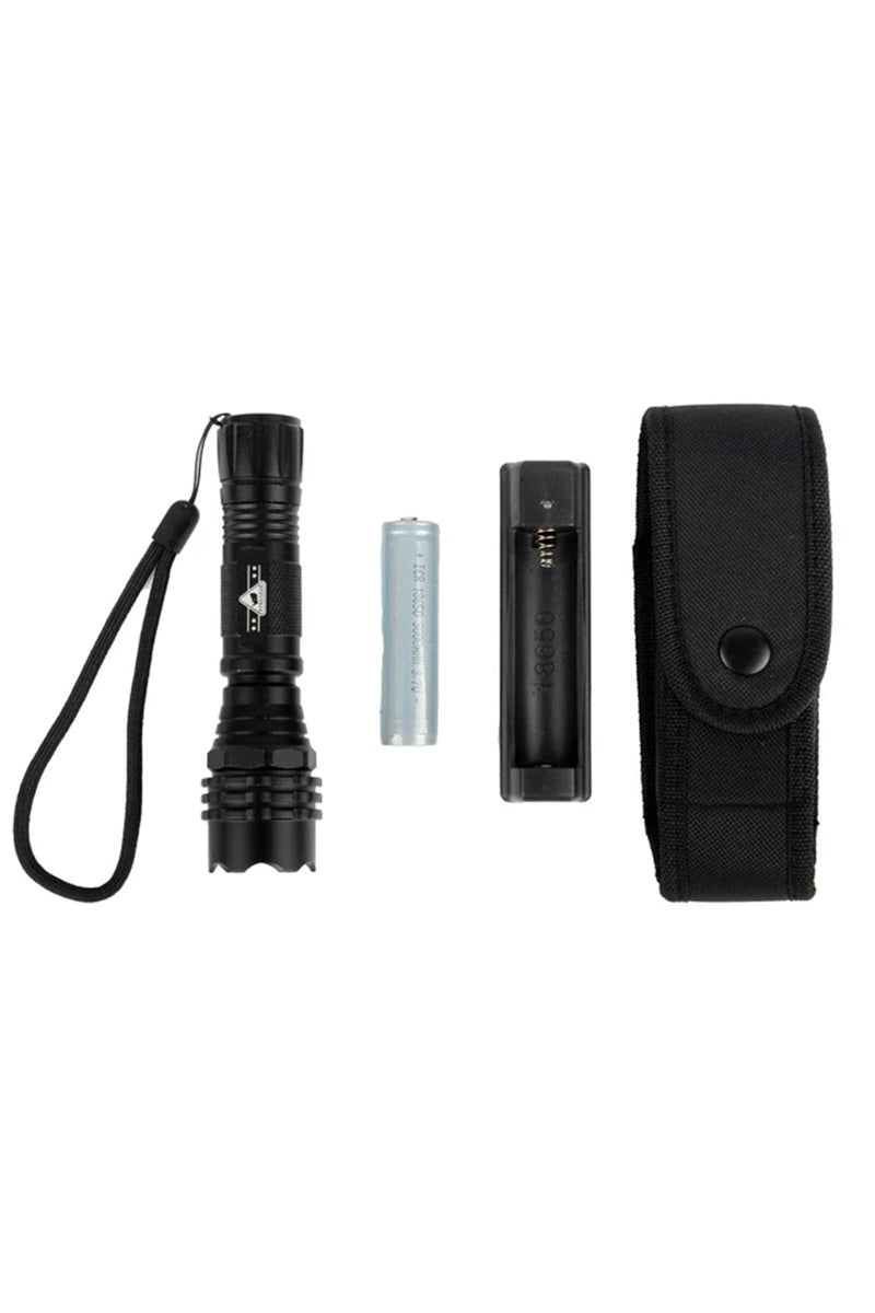 LED Rechargeable Flashlight (Complete Set)