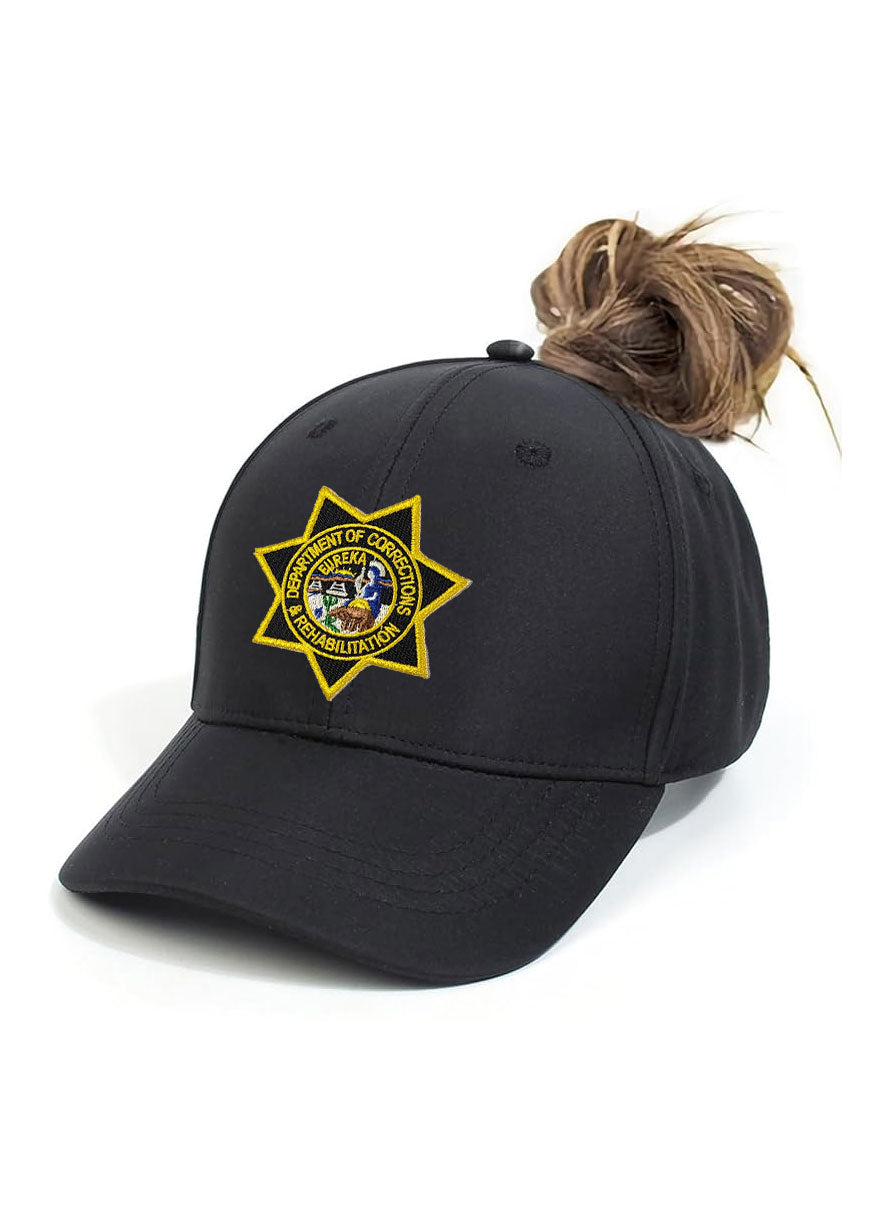 CDCR Womens Backless Ponytail Caps