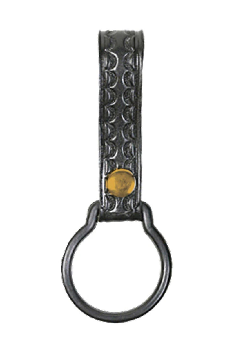 Genuine Leather Ring Flashlight Holder