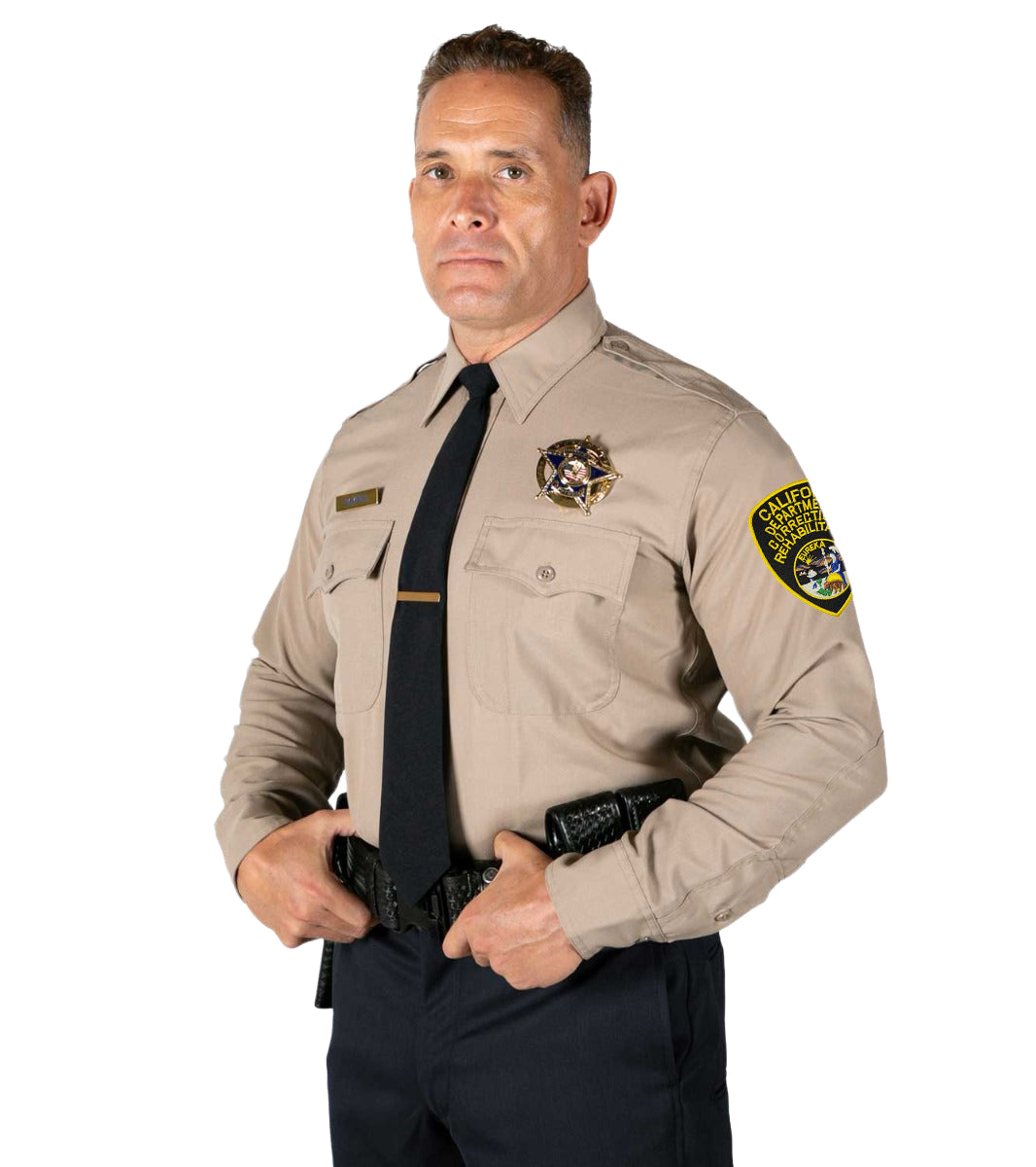 CDCR Sinatra Poly Wool Lycra Long Sleeve Uniform Shirts