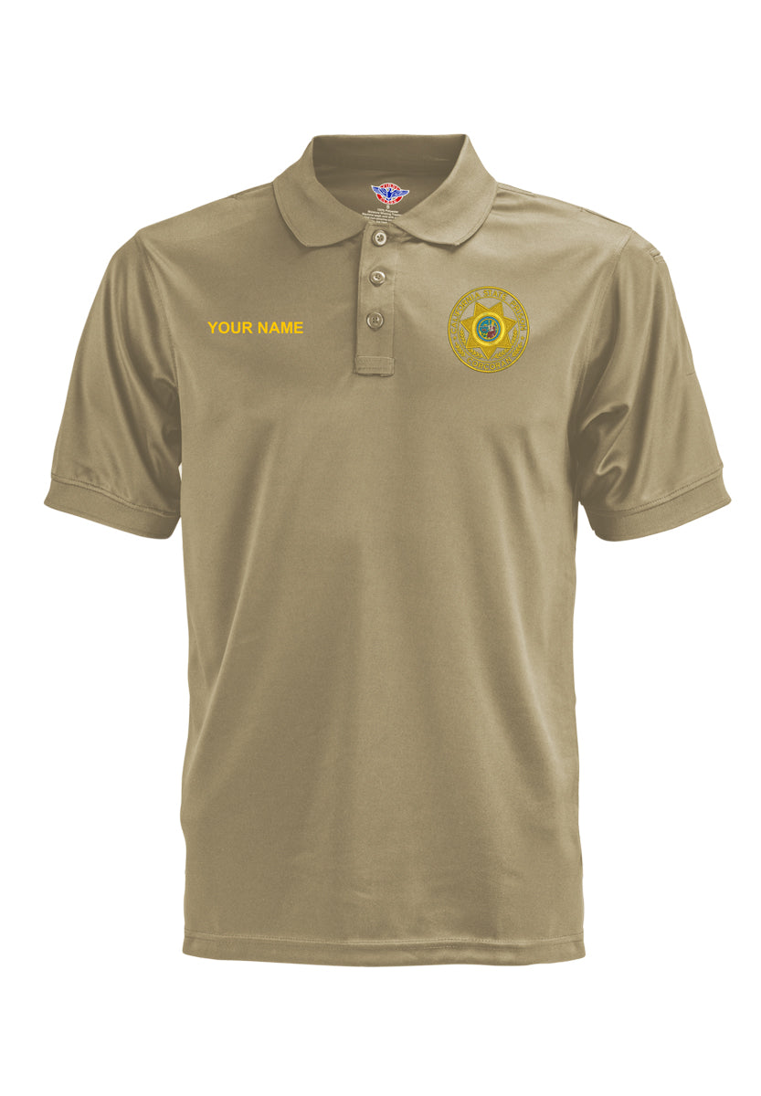 CDCR Corcoran Star Tactical Polo - Short Sleeve