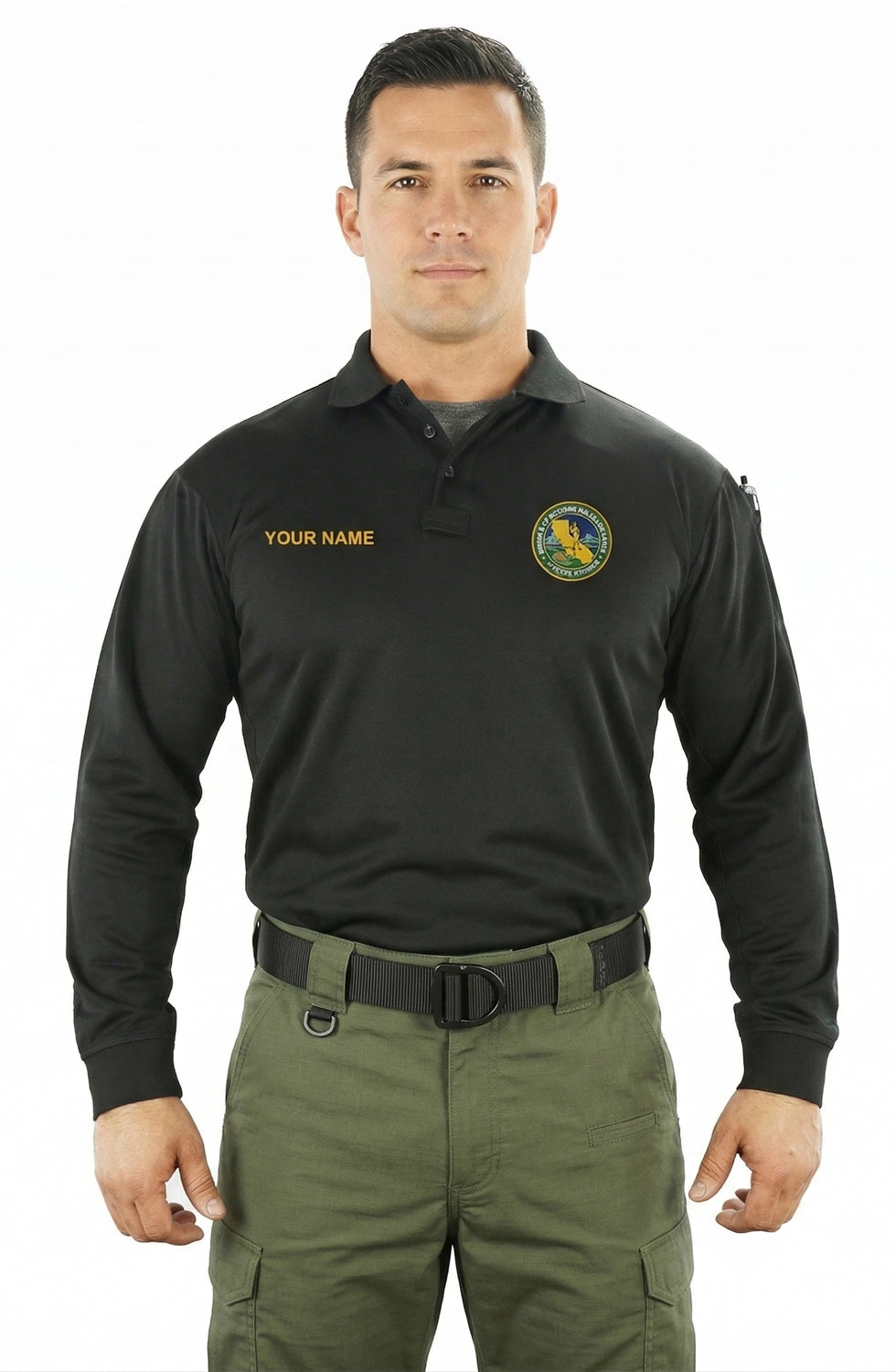 CDCR State Seal Tactical Polo - Long Sleeve