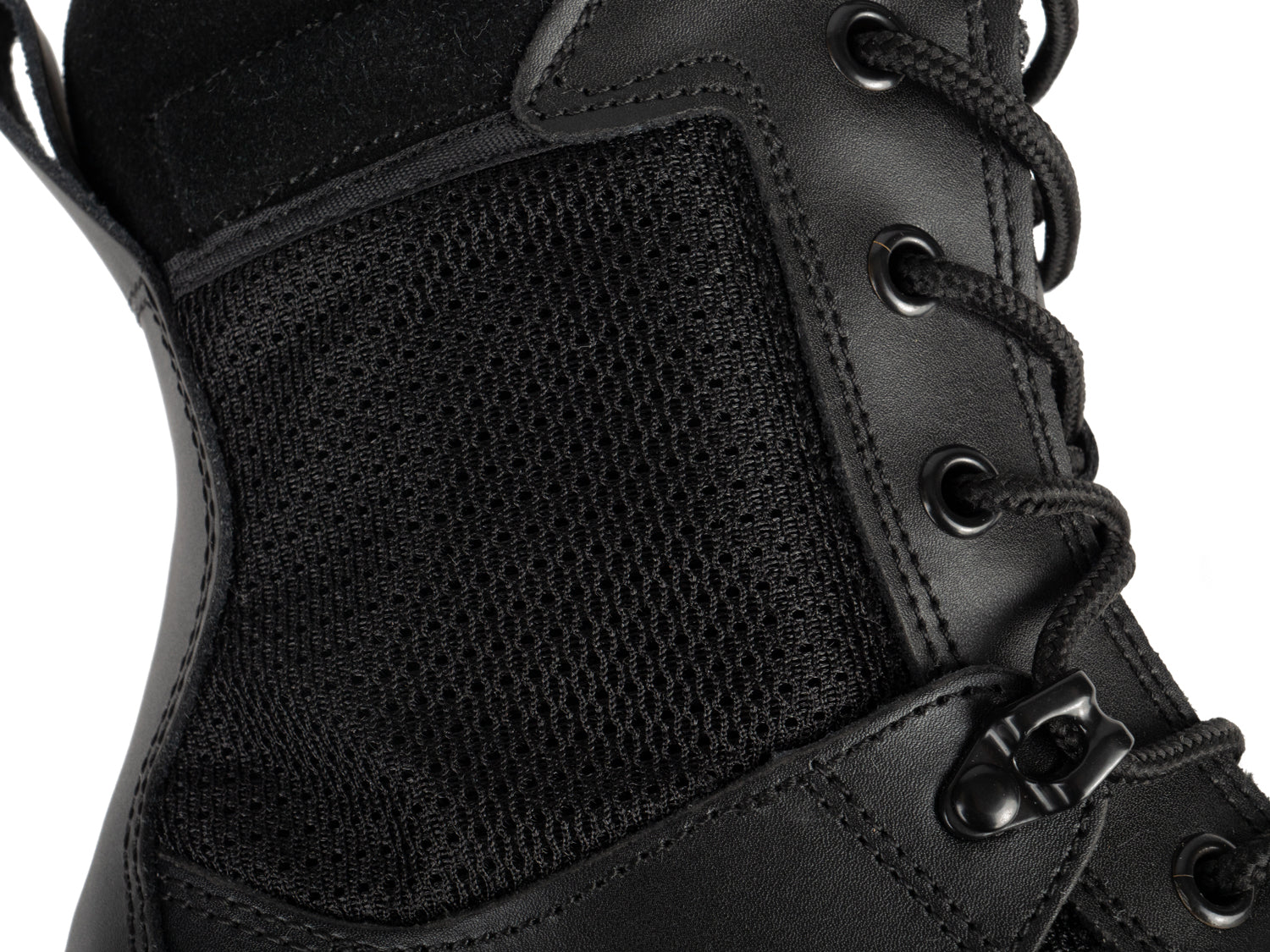 Ryno Gear 8" Coolmax Tactical Combat Side Zip Boots Black