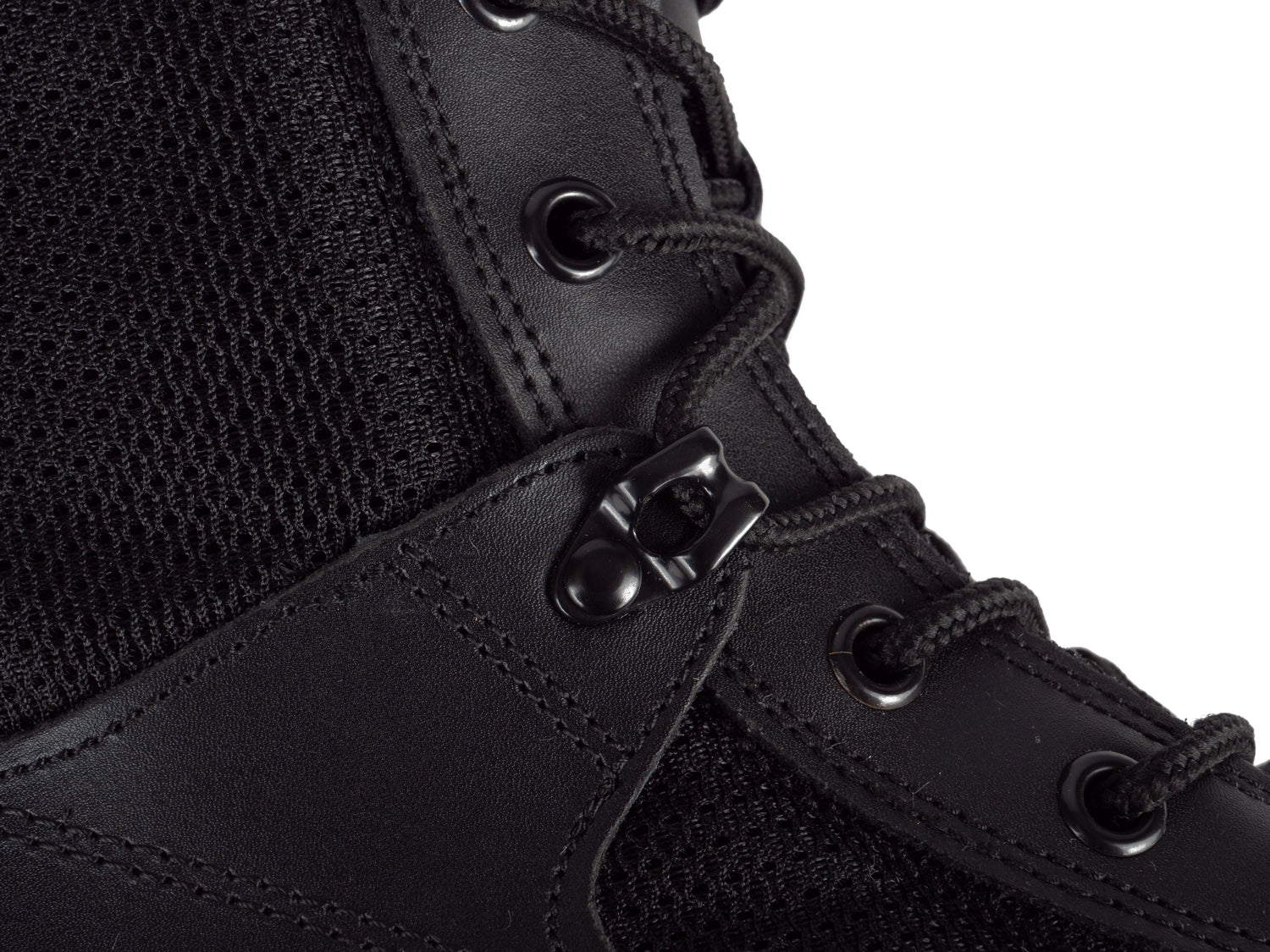 Ryno Gear 8" Coolmax Tactical Combat Side Zip Boots Black