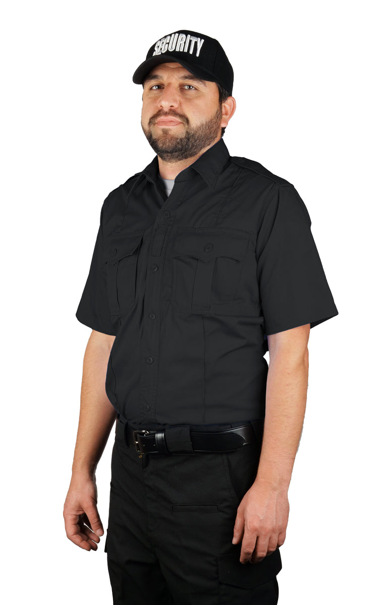 CoolMesh Poly Cotton Performance Uniform Shirts - Short Sleeve