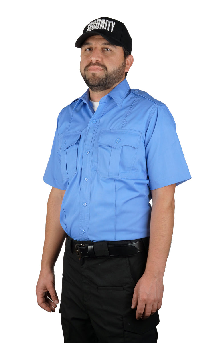 CoolMesh Poly Cotton Performance Uniform Shirts - Short Sleeve