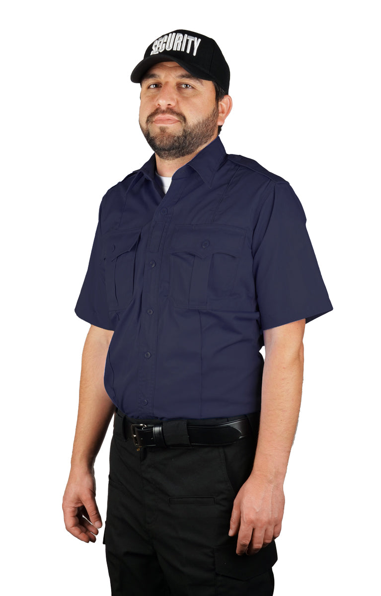 CoolMesh Poly Cotton Performance Uniform Shirts - Short Sleeve