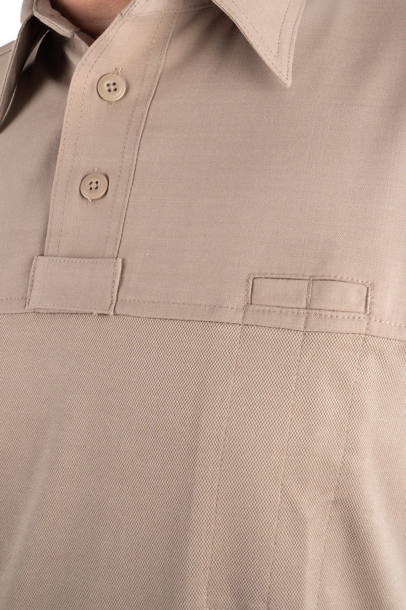 Silver Tan Short Sleeve Base Shirt - Short Sleeve