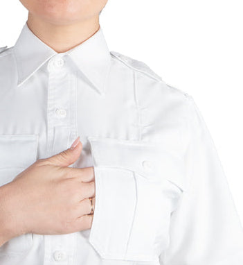 Women's CoolMesh Poly Cotton Performance Uniform Shirts - Short Sleeve