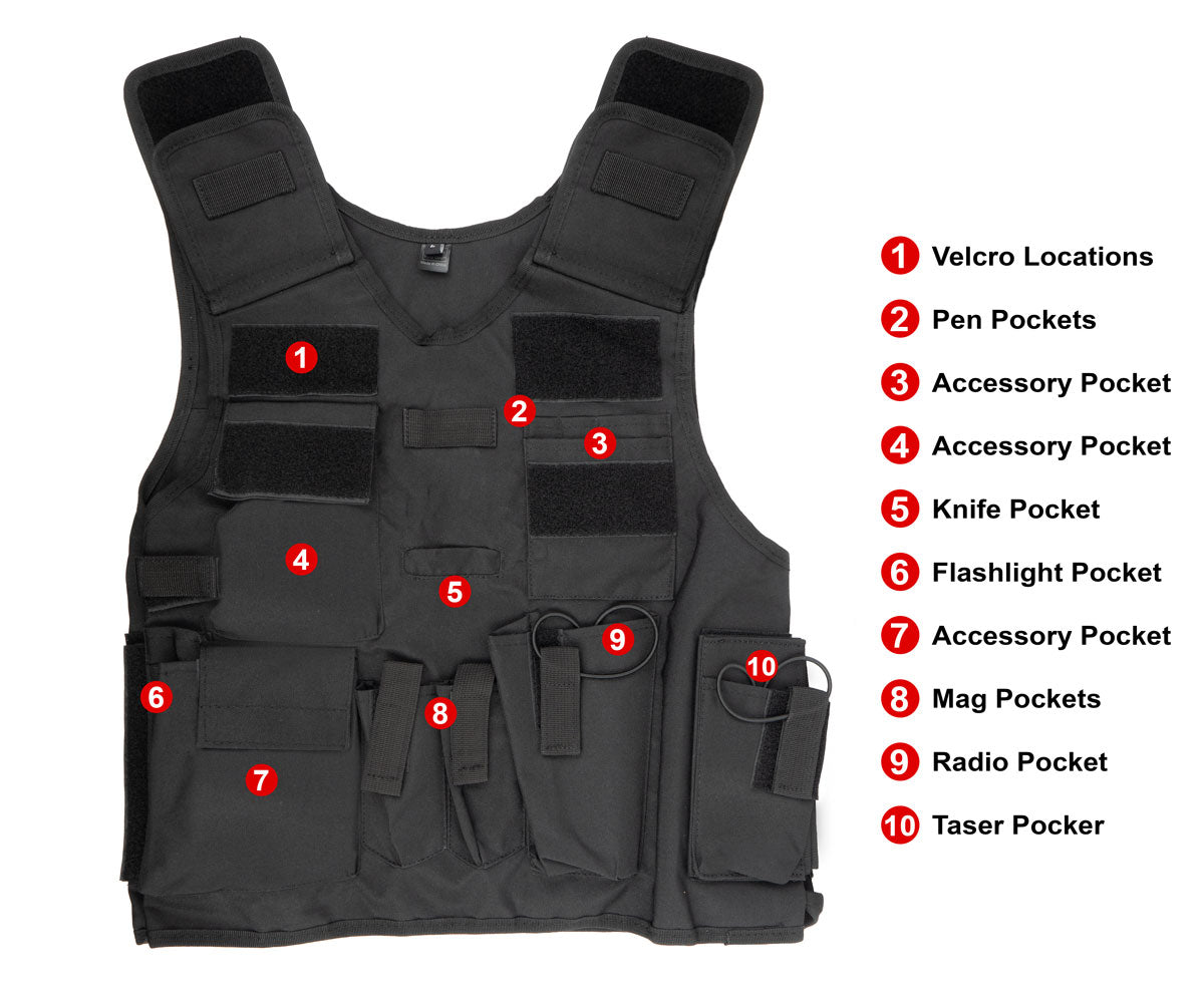 Adjustable Tactical Plate Carrier Vest