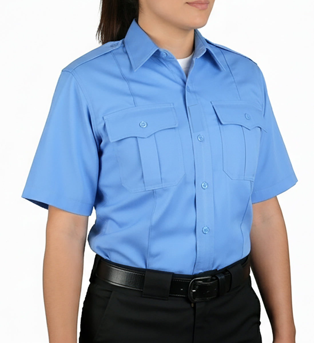 Women's CoolMesh Poly Cotton Performance Uniform Shirts - Short Sleeve