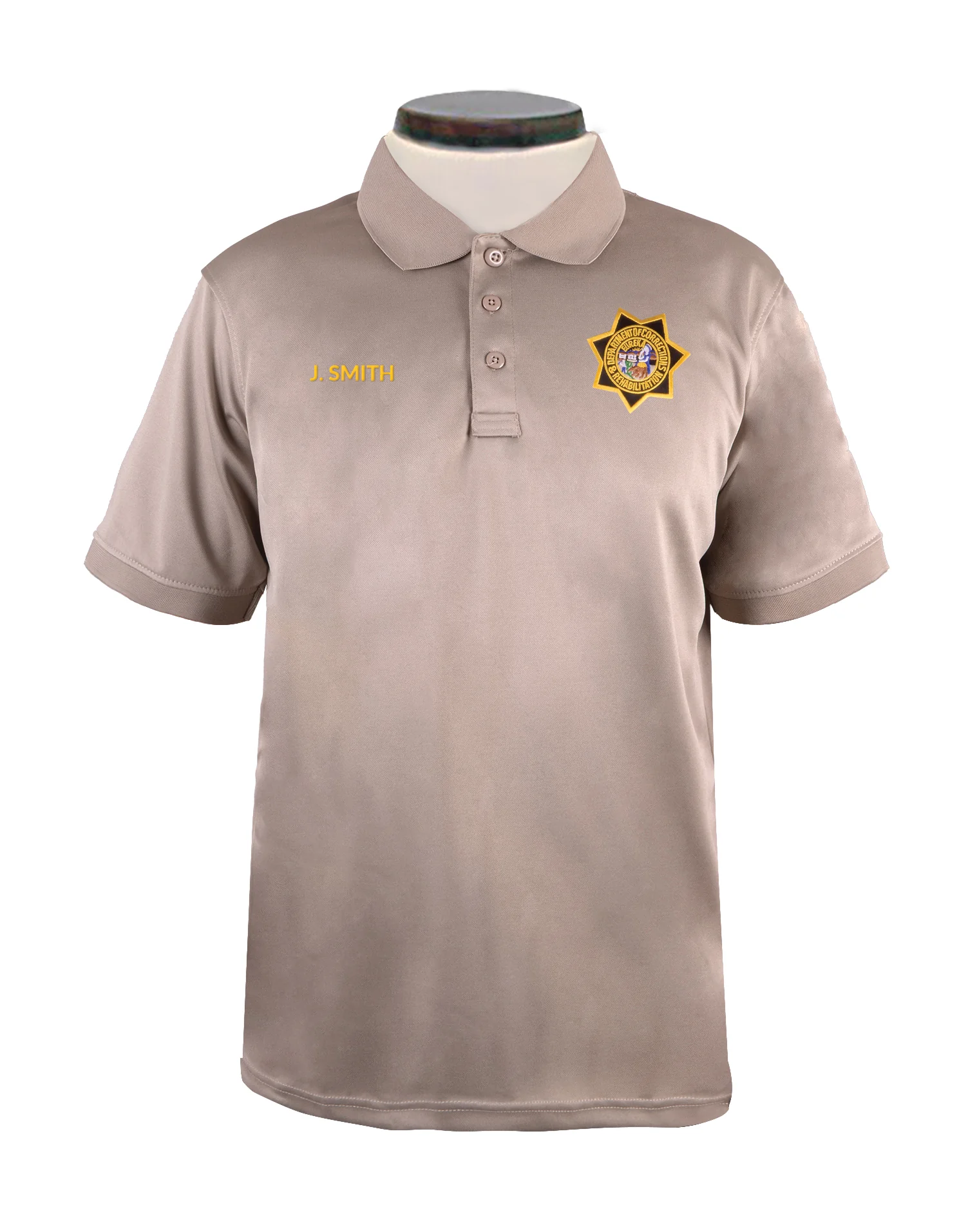 [CUSTOMIZED] CDCR Tactical Performance Short Sleeve Polo Shirt