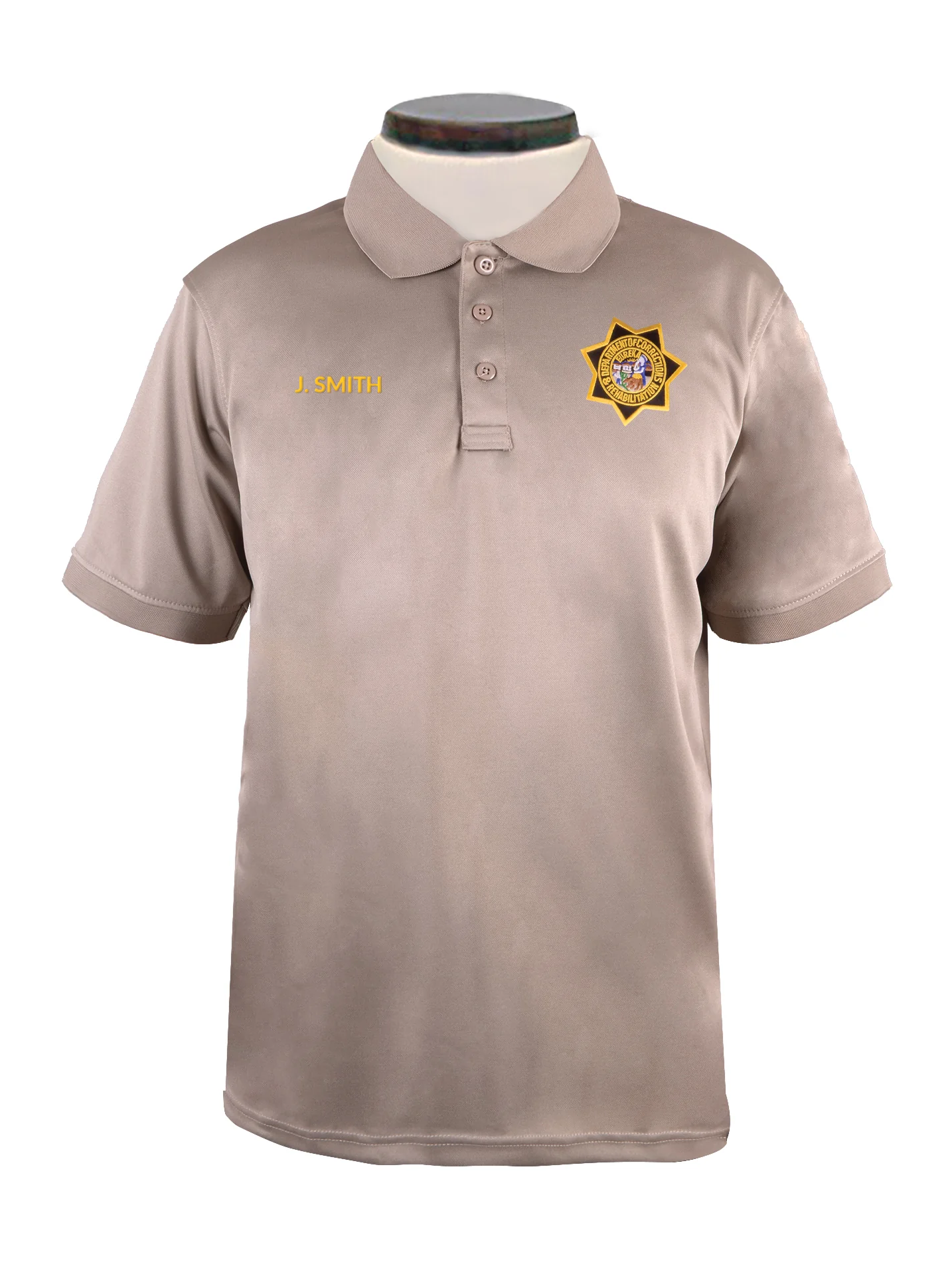 [CUSTOMIZED] CDCR Tactical Performance Short Sleeve Polo Shirt