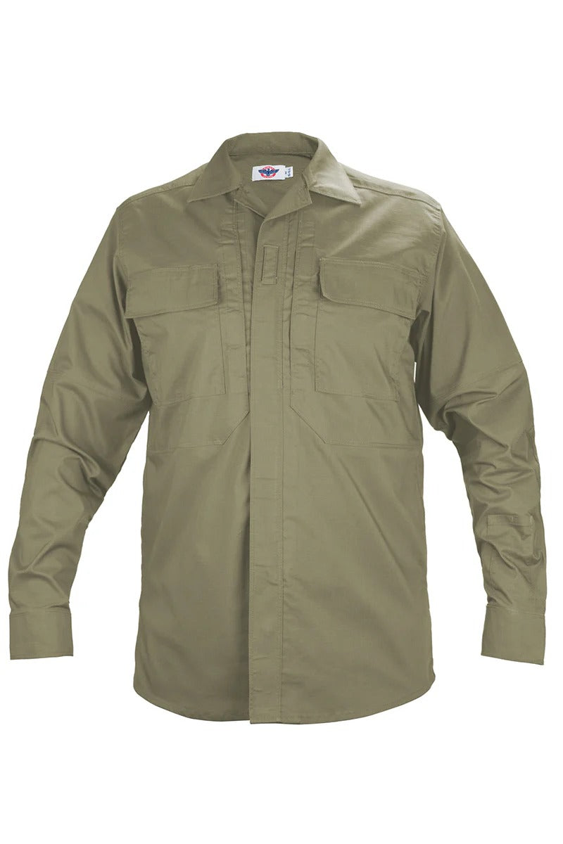 [CUSTOMIZED] CDCR Long Sleeve Zippered Tactical Poly Cotton Rip-Stop BDU Shirt