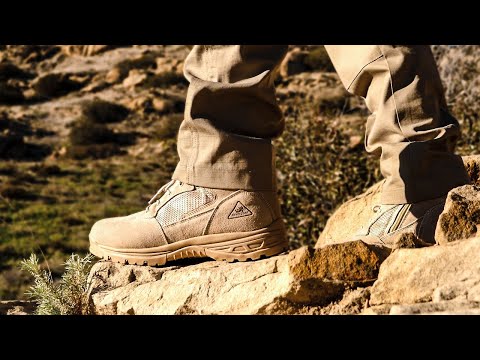 6" CoolMax Ryno Gear Tactical Combat Boots (Beige)