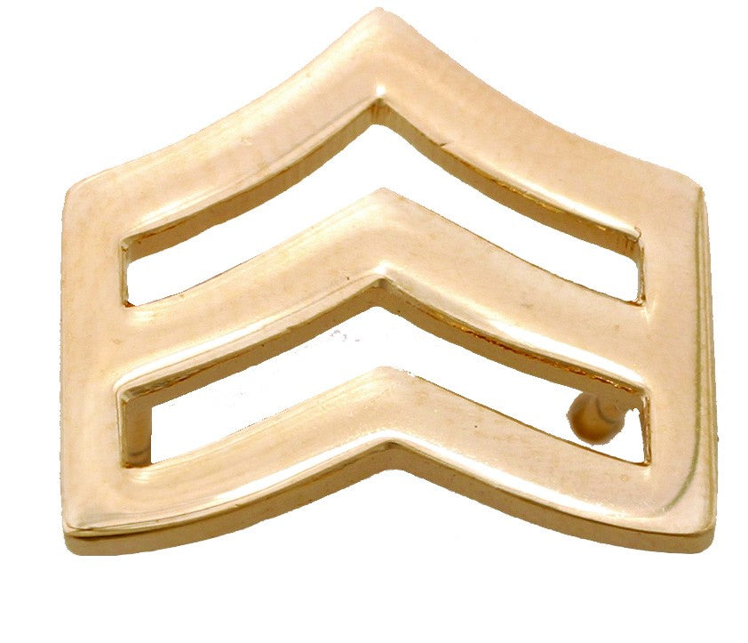 FIRST CLASS LARGE SERGEANT CHEVRON (PAIR)