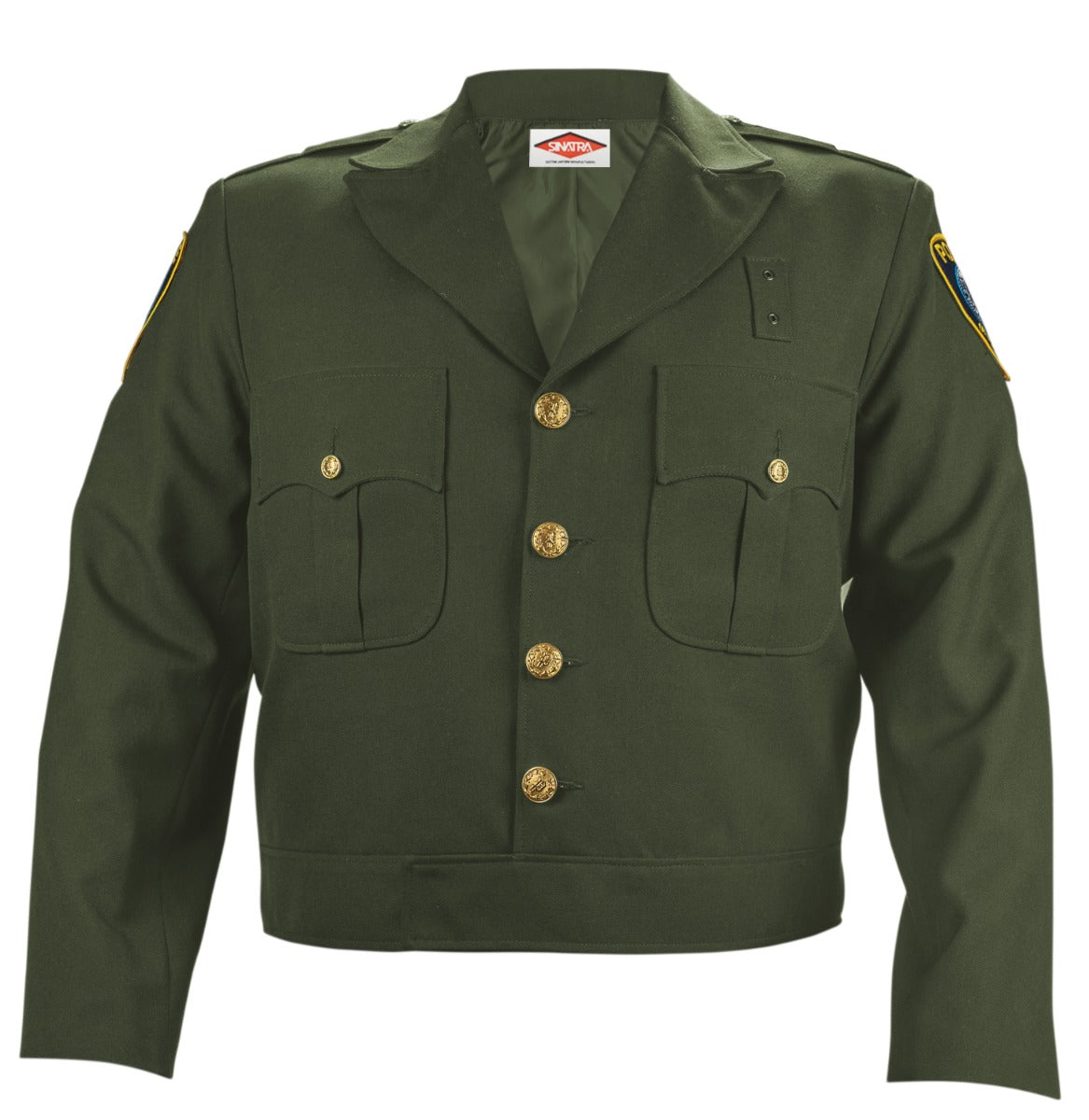 Sinatra Button Front Ike Jacket