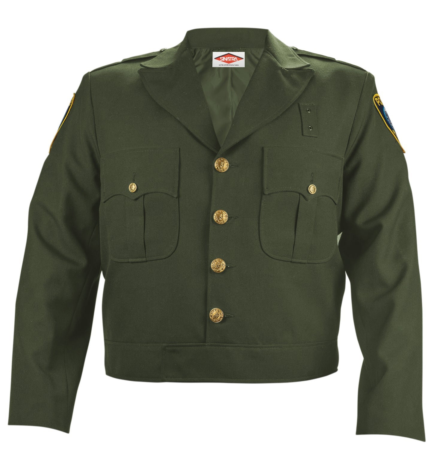 Sinatra Button Front Ike Jacket