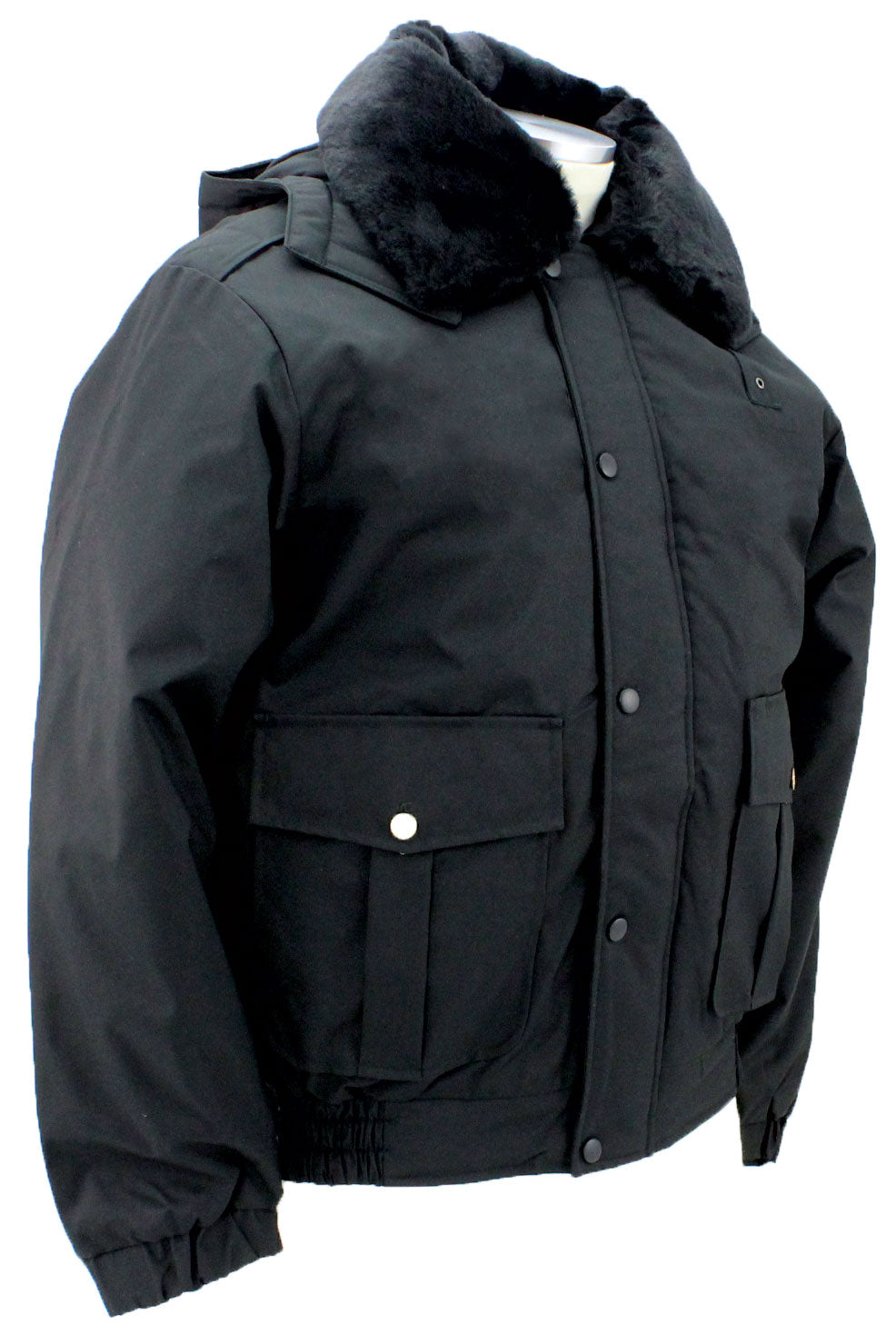 Lightweight All Season Deluxe Bomber Jacket (Black)