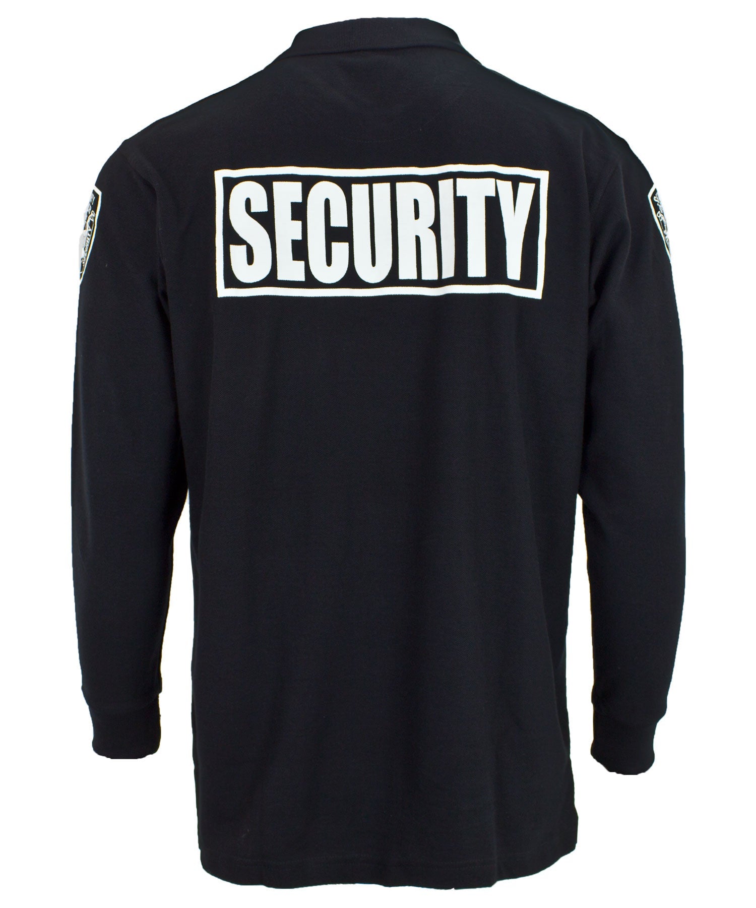 First Class Poly/Cotton Security Long Sleeve Polo Shirt