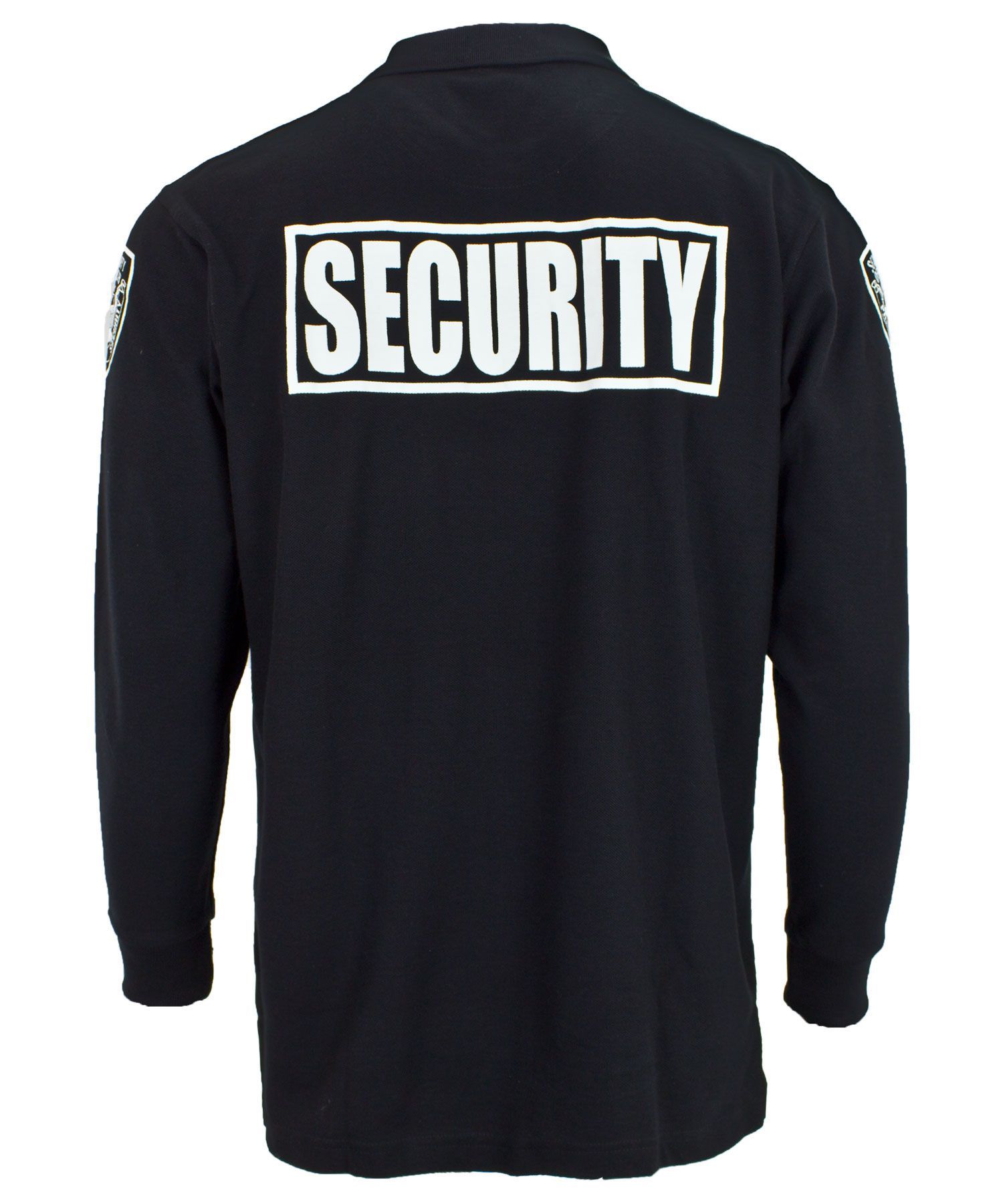 First Class Poly/Cotton Security Long Sleeve Polo Shirt