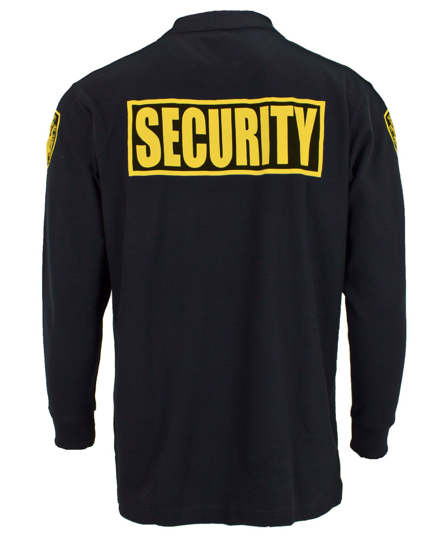 First Class Poly/Cotton Security Long Sleeve Polo Shirt
