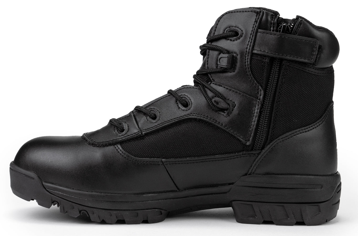 6" CoolMax Tactical Combat Side Zip Boots (Black)