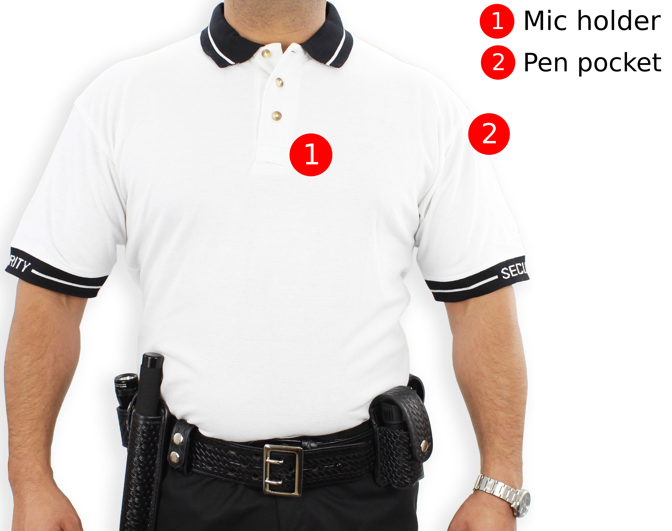 First Class Polycotton Security Polo Shirt
