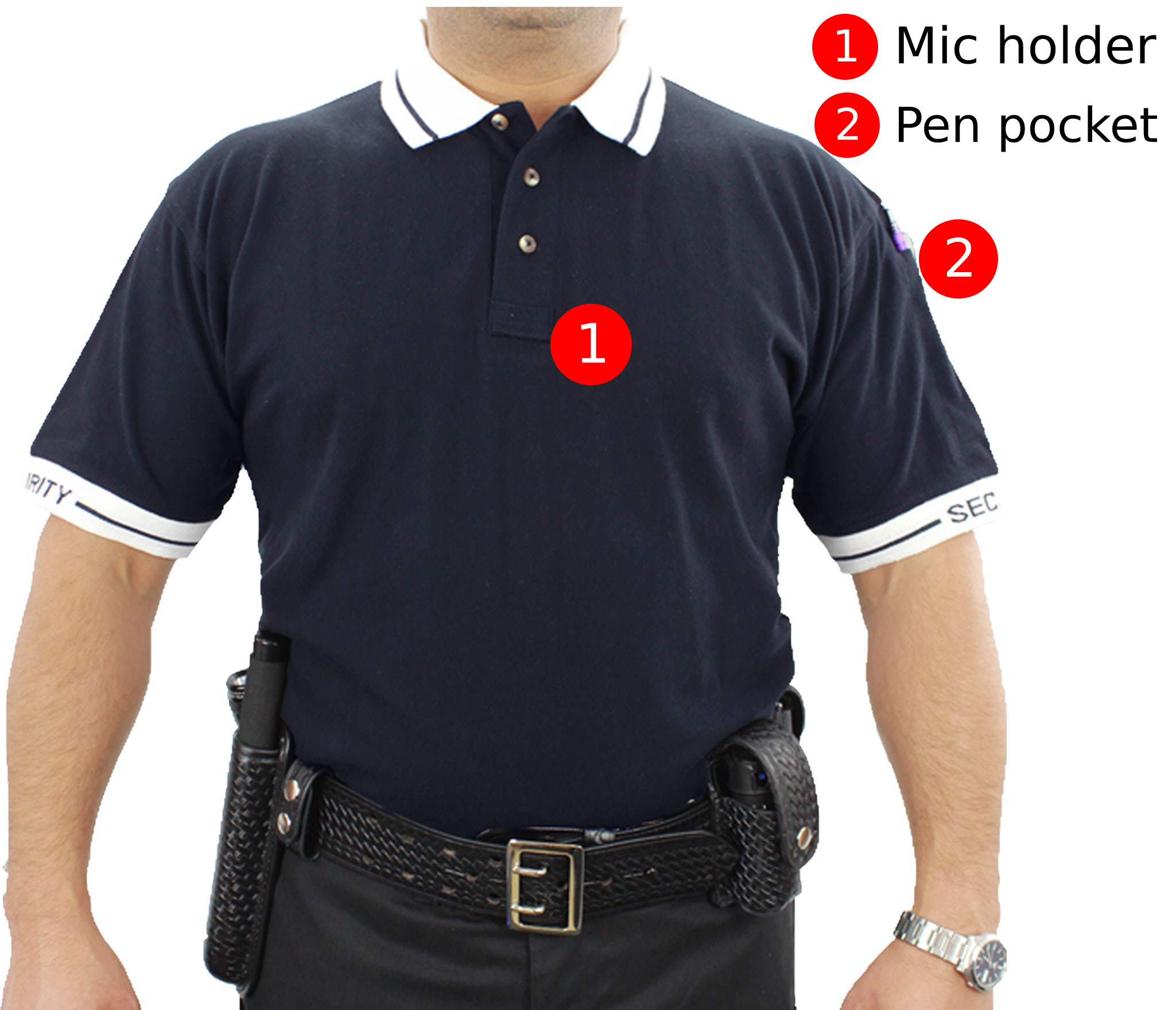 First Class Polycotton Security Polo Shirt