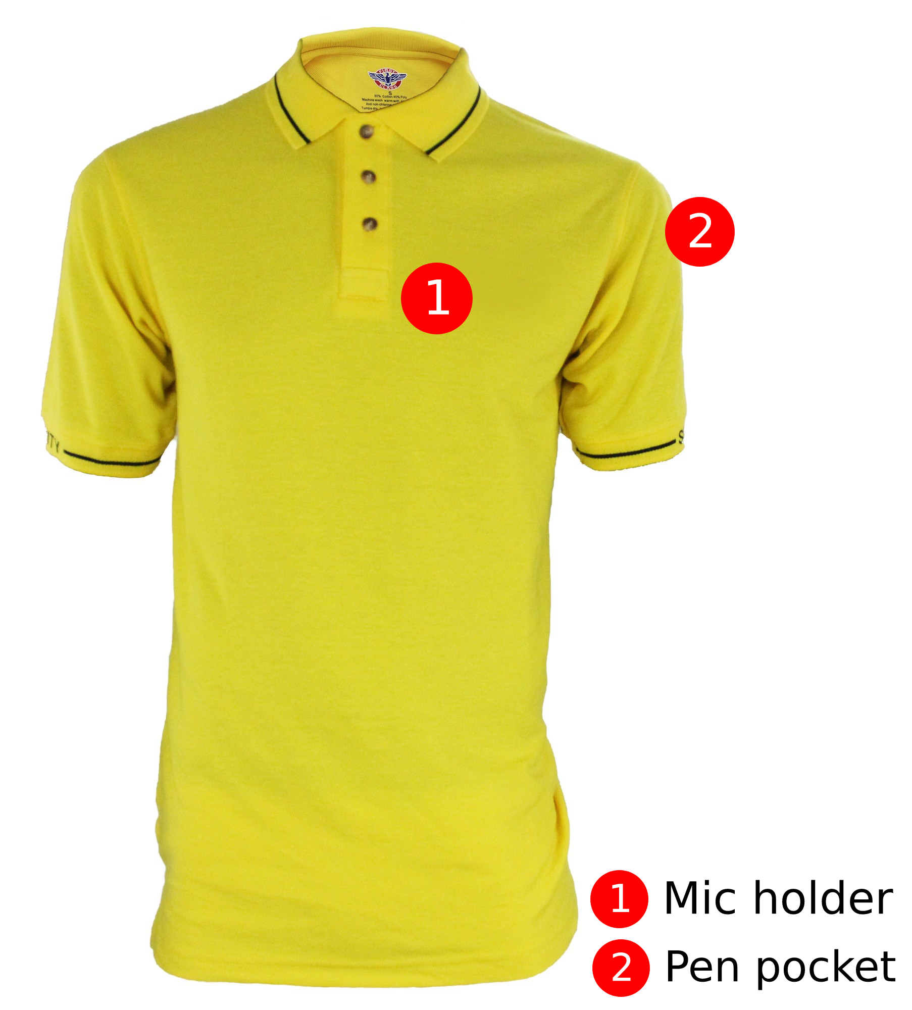 First Class Polycotton Security Polo Shirt
