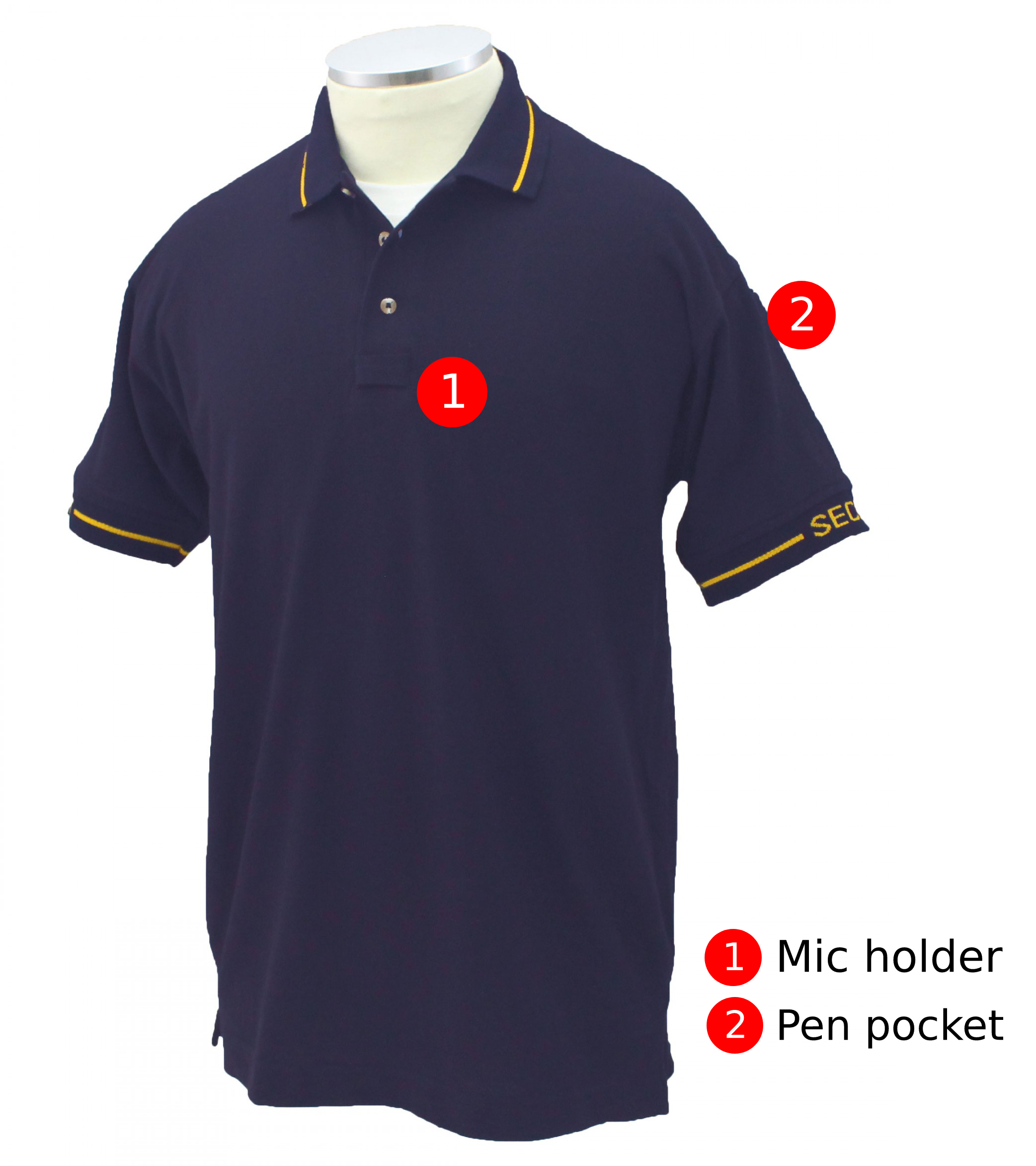 First Class Polycotton Security Polo Shirt