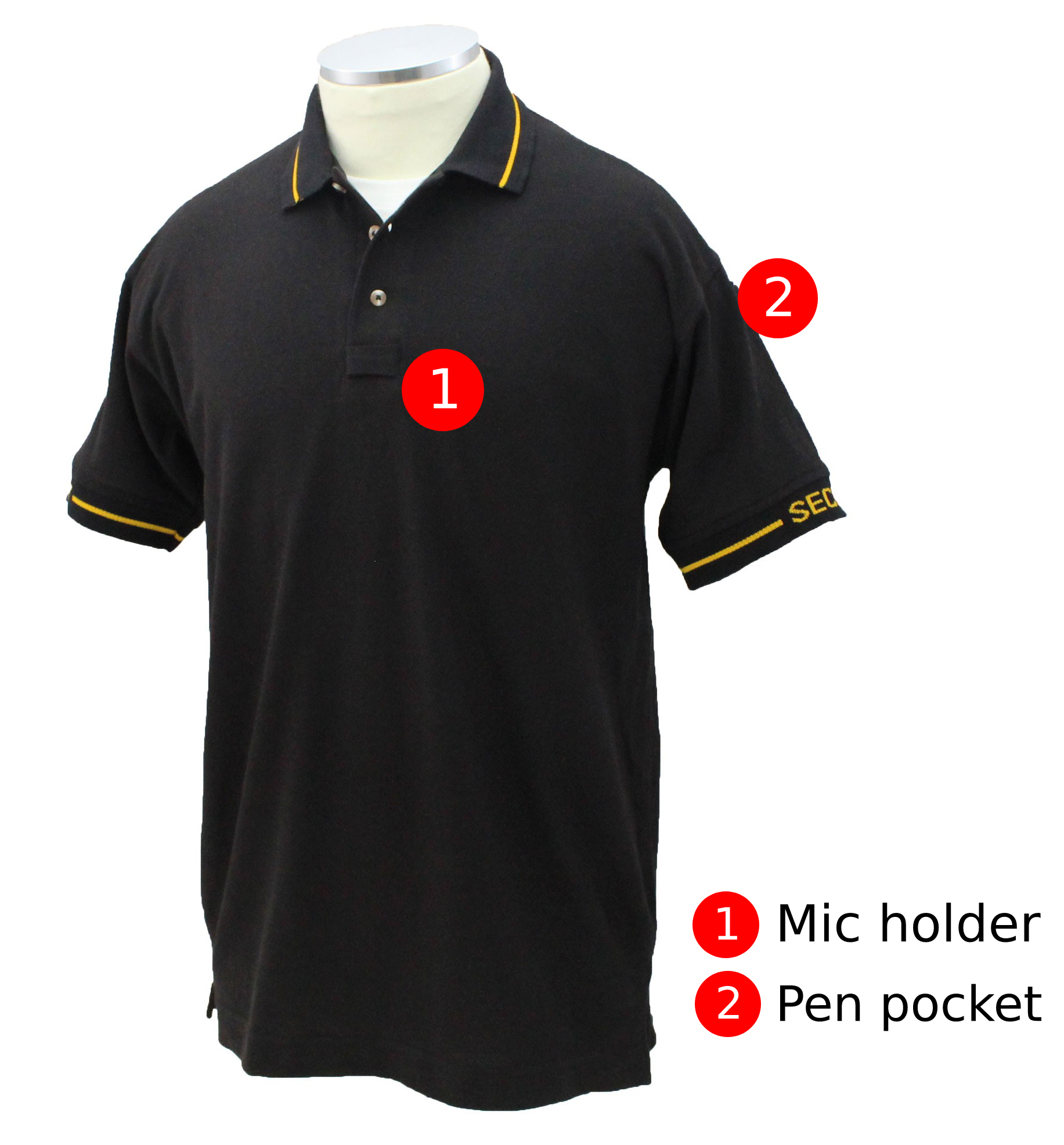First Class Polycotton Security Polo Shirt