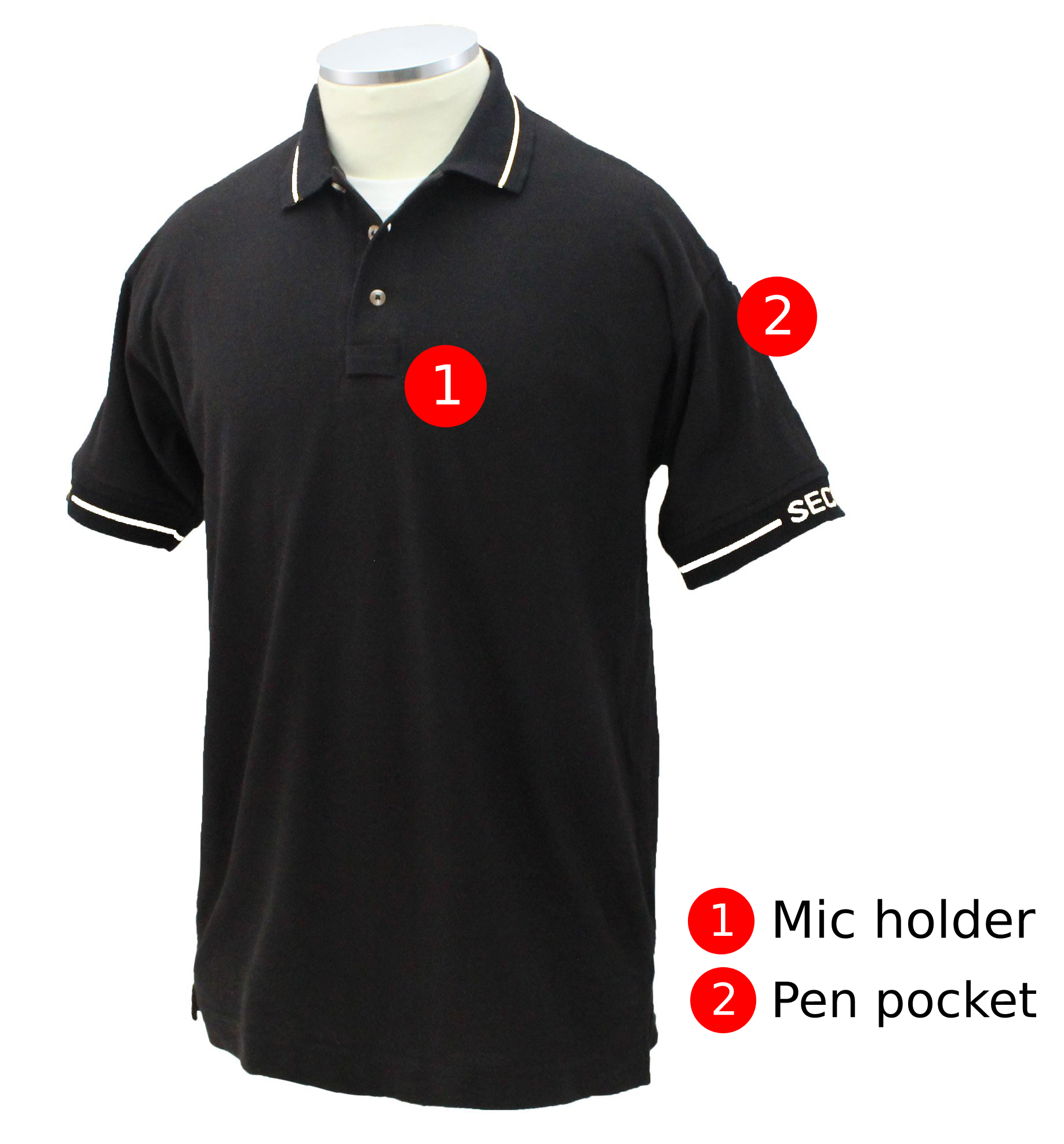 First Class Polycotton Security Polo Shirt
