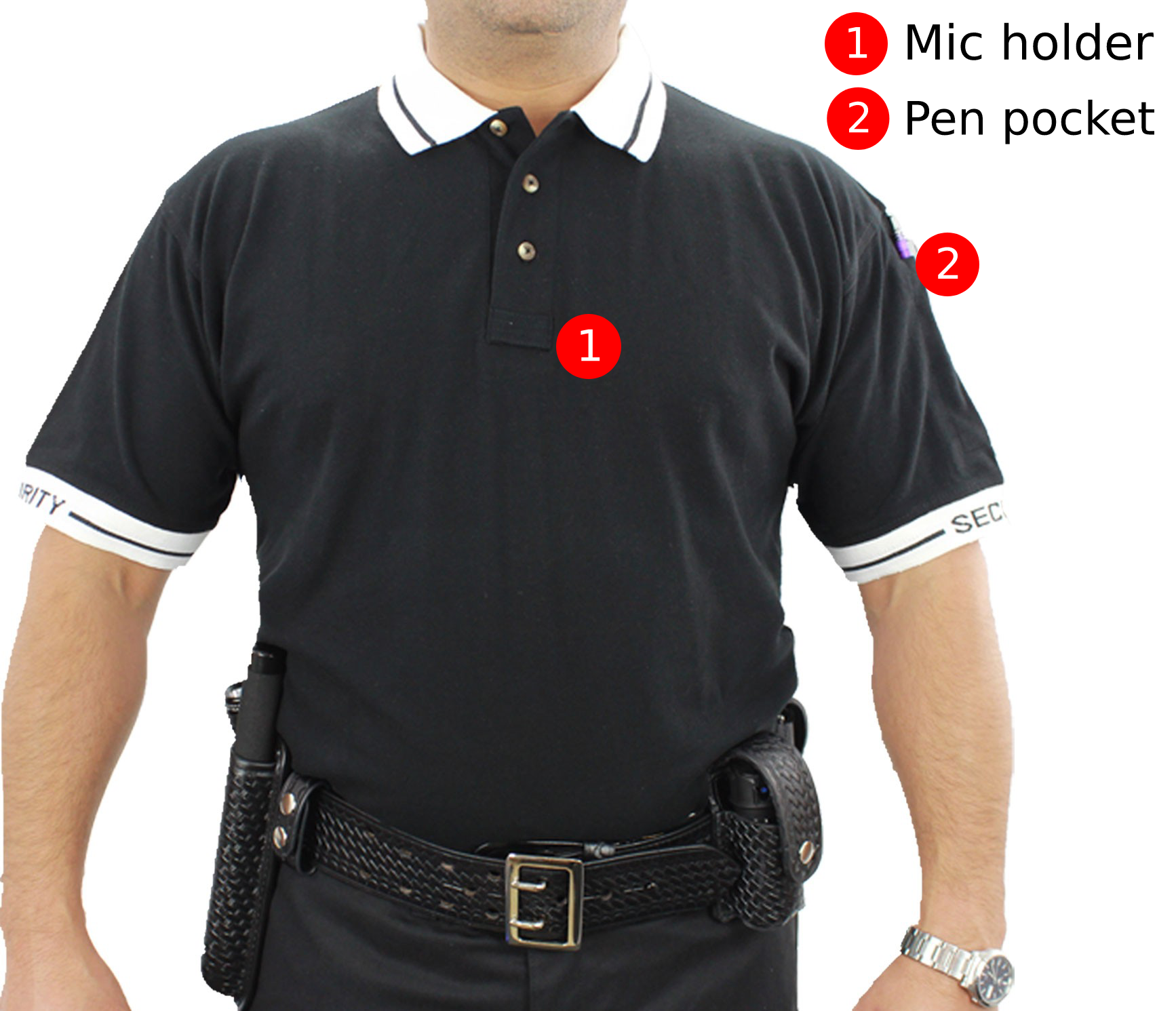 First Class Polycotton Security Polo Shirt