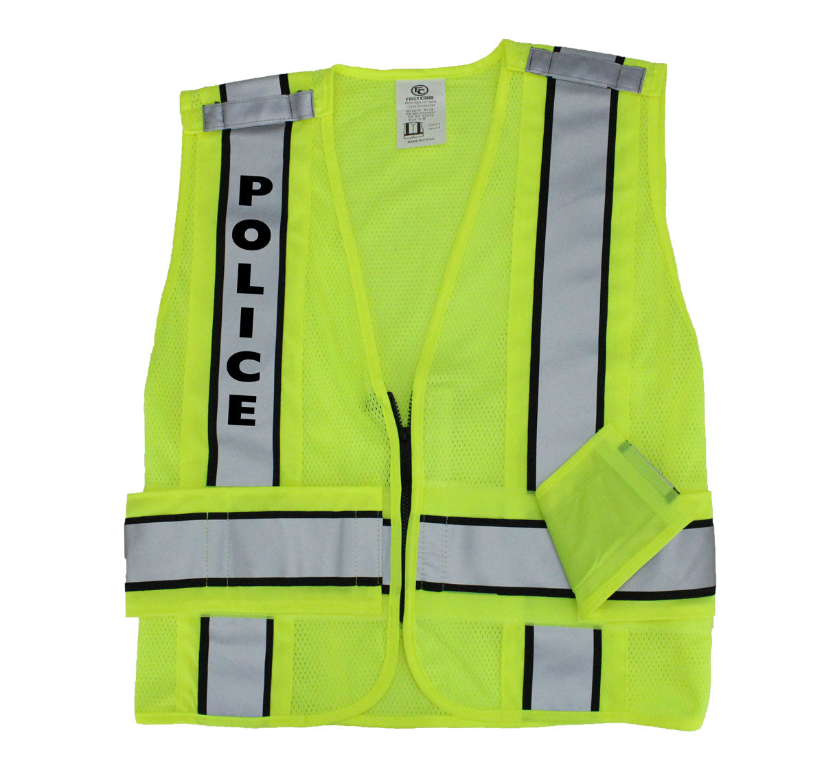 Reflective Duty Vests Plain and ID (Lime Green)