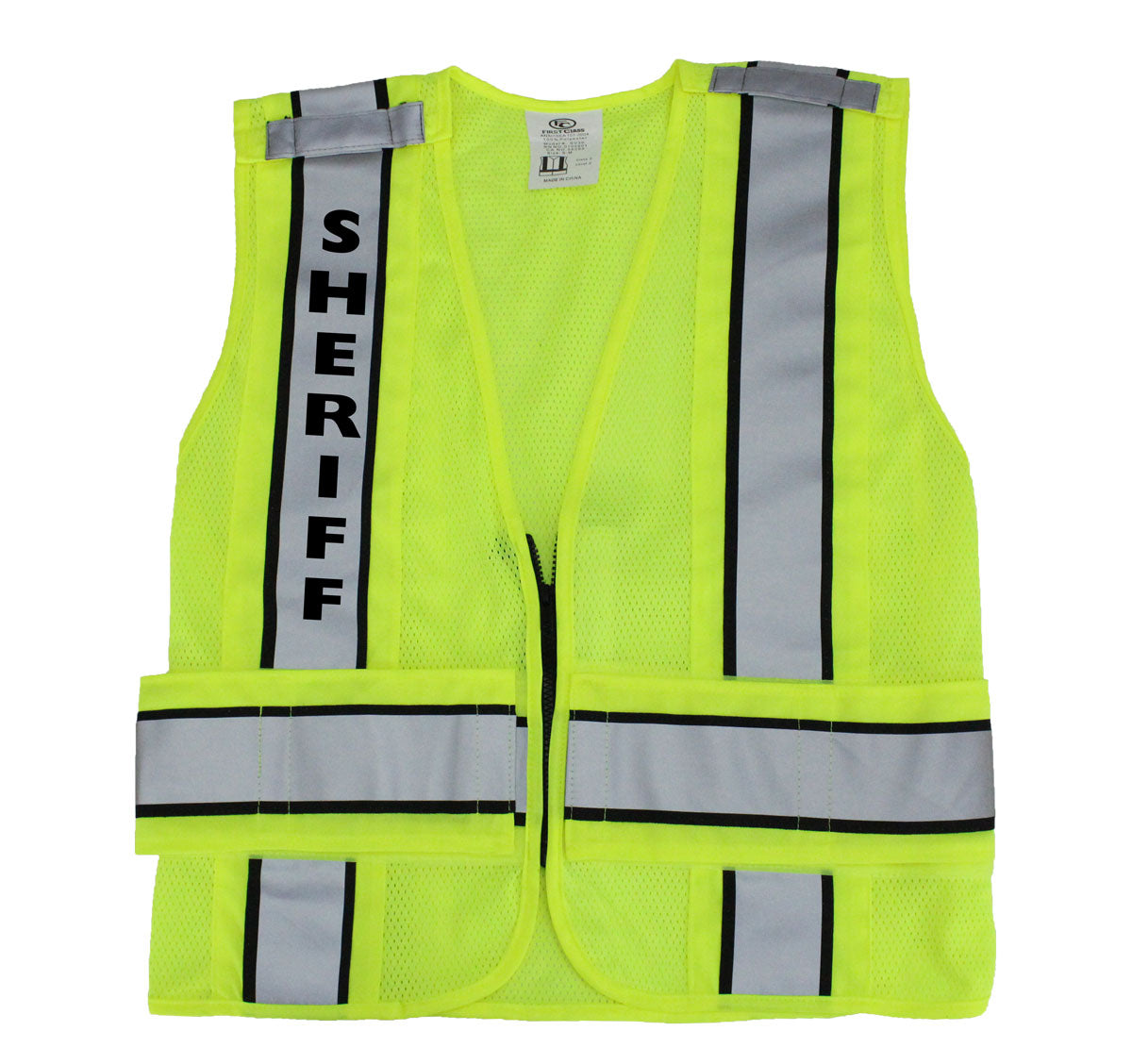 Reflective Duty Vests Plain and ID (Lime Green)